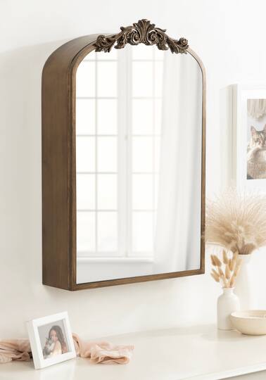 Kate and Laurel Arendahl Jewelry MDF Mirror Cabinet